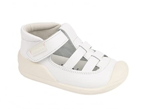 Conguitos Unisex Baby Gandia Lauflernschuh, weiß, 19 EU von Conguitos