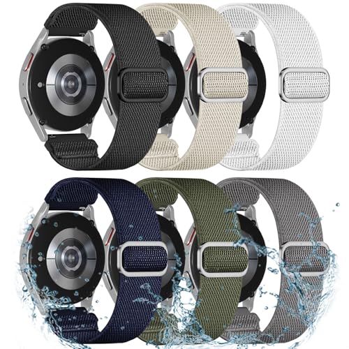 Conidido Elastische Armbänder, kompatibel mit Samsung Galaxy Watch 7, 6, 5, 4, FE, 40 mm, 44 mm, 45 mm, Watch 6, 4 Classic, 42 mm, 46 mm, 43 mm, 47 mm, Active 2, 20 mm dehnbares Nylon-Sportarmband für Conidido Elastische Armbänder, kompatibel mit Samsung Galaxy Watch 7, 6, 5, 4, FE, 40 mm, 44 mm, 45 mm, Watch 6, 4 Classic, 42 mm, 46 mm, 43 mm, 47 mm, Active 2, 20 mm dehnbares Nylon-Sportarmband für von Conidido