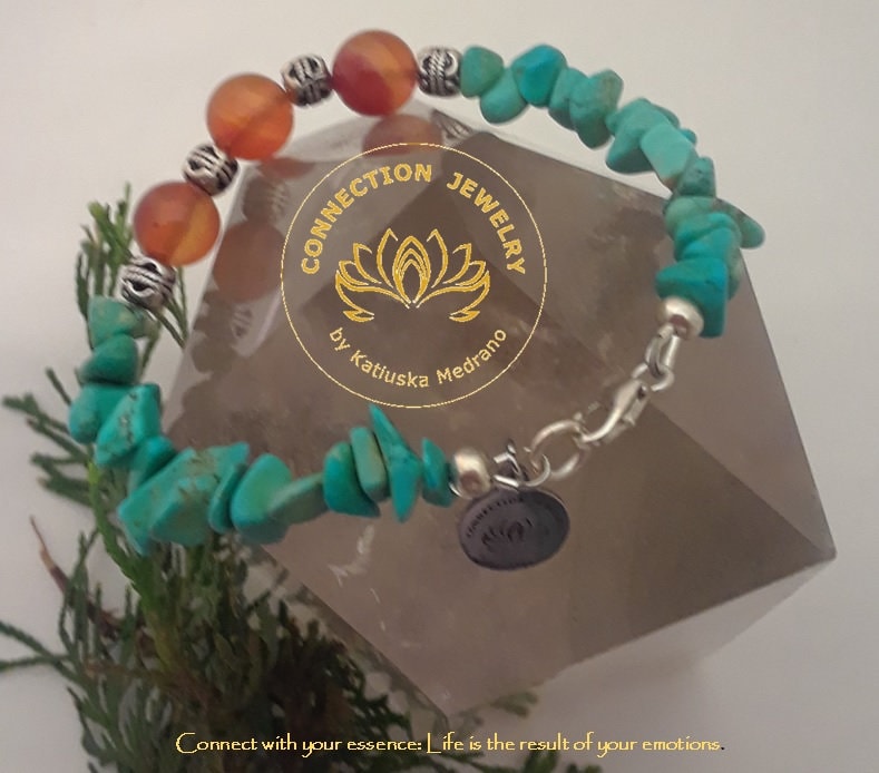 Fayruz Armband Yoga Türkis-Karneol Verbindungs Schmuck Fayruz Armband Yoga Türkis-Karneol Verbindungs Schmuck von ConnectionJewelry