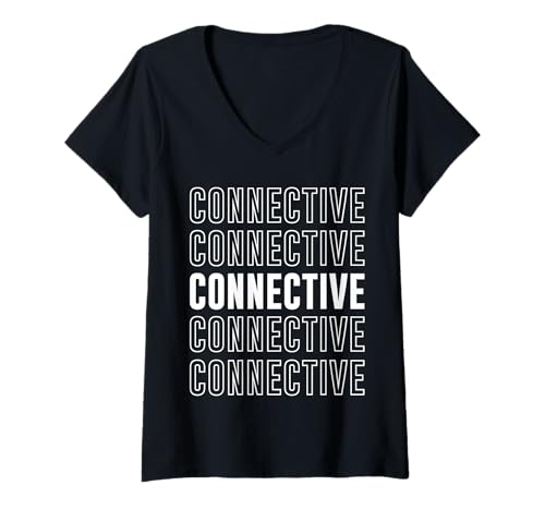 Damen Konnektiv T-Shirt mit V-Ausschnitt Damen Konnektiv T-Shirt mit V-Ausschnitt von Connective Apparel