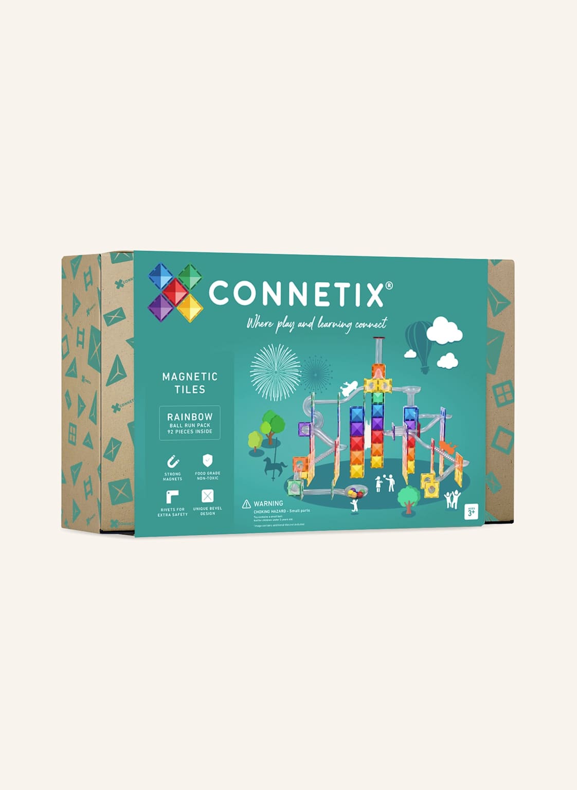 Connetix Kugelbahnen-Set Regenbogen blau von Connetix