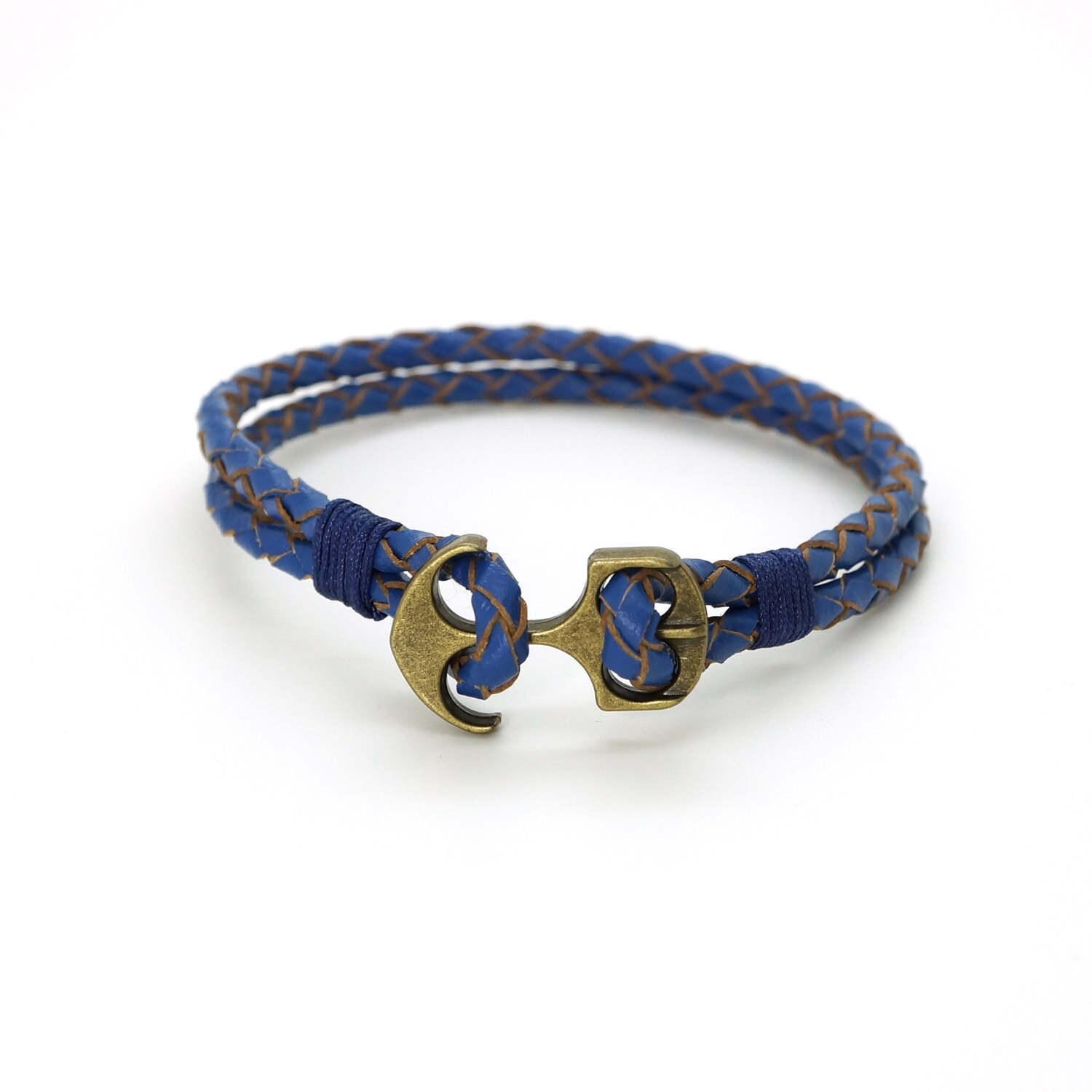 Unisex Leder Anker Armband Unisex Leder Anker Armband von ConnieMoonJewelry