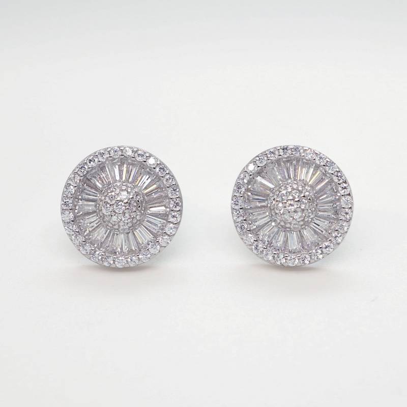sterling Silber Cz Baguette Ohrring sterling Silber Cz Baguette Ohrring von ConnieMoonJewelry