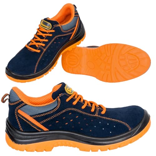 Consorte Arbeitsschuhe Sicherheitsschuhe Schutzschuhe Stahlkappe S1 (DAKOTA3-S1) (44) von Consorte