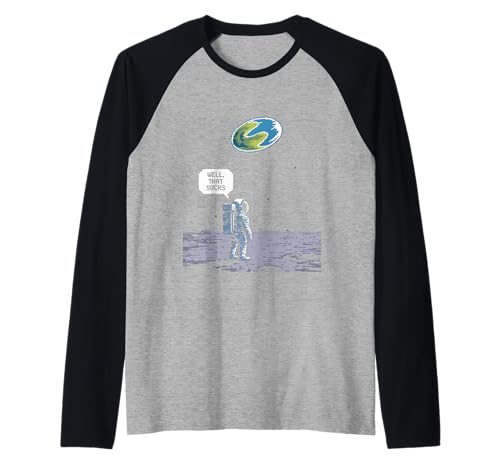 Lustiger Astronaut Earth Gone Flat Earth Space Humor Damen Herren Raglan von Conspiracy Theorist Believer Statement Flat World