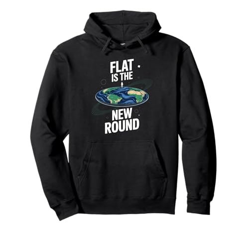 Lustiges Zitat "Flat Eard" Water Doesn't Curve Earth Women Men Pullover Hoodie von Conspiracy Theorist Believer Statement Flat World