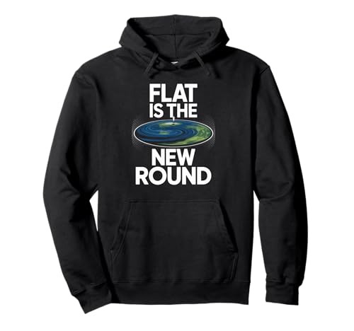 Lustiges Zitat "Flat Eard" Water Doesn't Curve Earth Women Men Pullover Hoodie von Conspiracy Theorist Believer Statement Flat World