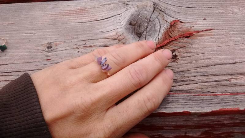 Charoite Ring - Kristall Charoite, Auf Bestellung Angefertigt, Schmuck, Ring Charoite Ring - Kristall Charoite, Auf Bestellung Angefertigt, Schmuck, Ring von ConstantRuckus