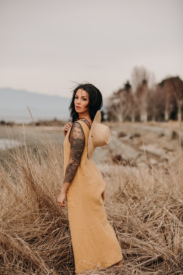 Aquila - Leinen Playsuit Aquila - Leinen Playsuit von ConstellationApparel