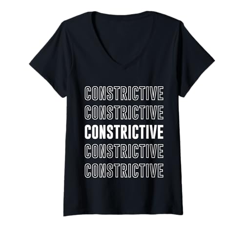 Damen Einschnürend T-Shirt mit V-Ausschnitt Damen Einschnürend T-Shirt mit V-Ausschnitt von Constrictive Apparel