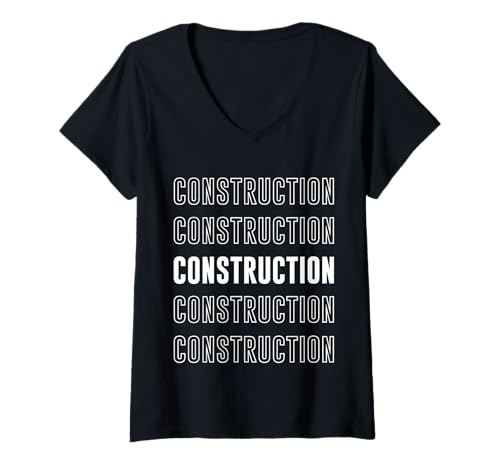 Damen Konstruktion T-Shirt mit V-Ausschnitt Damen Konstruktion T-Shirt mit V-Ausschnitt von Construction Apparel