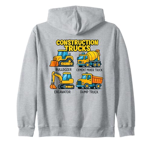 Bauwagen für Kinder Bulldozer Bagger Truck Lover Kapuzenjacke Bauwagen für Kinder Bulldozer Bagger Truck Lover Kapuzenjacke von Construction Truck Lover Bulldozer Excavator Dump