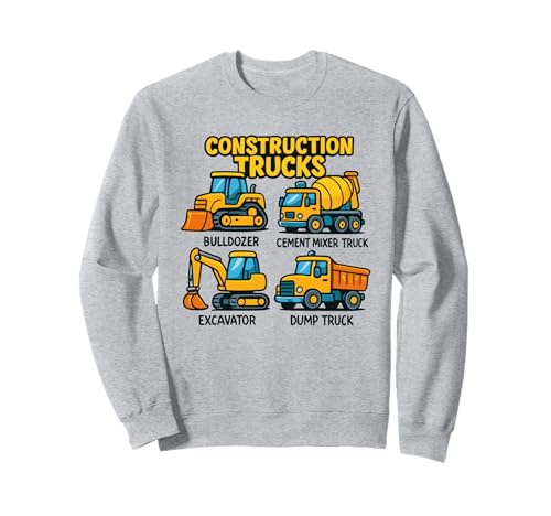 Bauwagen für Kinder Bulldozer Bagger Truck Lover Sweatshirt Bauwagen für Kinder Bulldozer Bagger Truck Lover Sweatshirt von Construction Truck Lover Bulldozer Excavator Dump