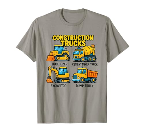 Bauwagen für Kinder Bulldozer Bagger Truck Lover T-Shirt Bauwagen für Kinder Bulldozer Bagger Truck Lover T-Shirt von Construction Truck Lover Bulldozer Excavator Dump
