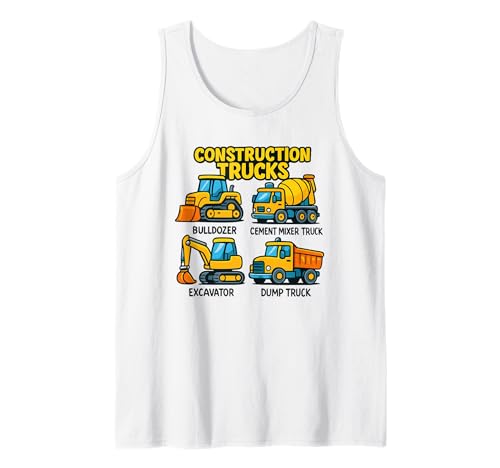 Bauwagen für Kinder Bulldozer Bagger Truck Lover Tank Top Bauwagen für Kinder Bulldozer Bagger Truck Lover Tank Top von Construction Truck Lover Bulldozer Excavator Dump