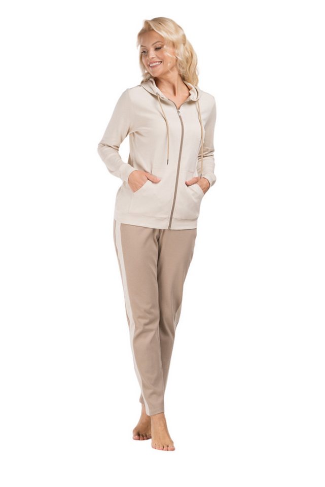 Consult-Tex Hausanzug Damen Hausanzug Homewear Suit (Spar-Set, 1 Stück) Freizeitanzug / Hausanzug mit Streifenmuster von Consult-Tex