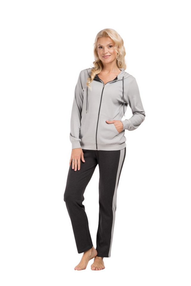 Consult-Tex Hausanzug Damen Hausanzug Homewear Suit DW100 (Spar-Set) Mit Reißverschluß von Consult-Tex