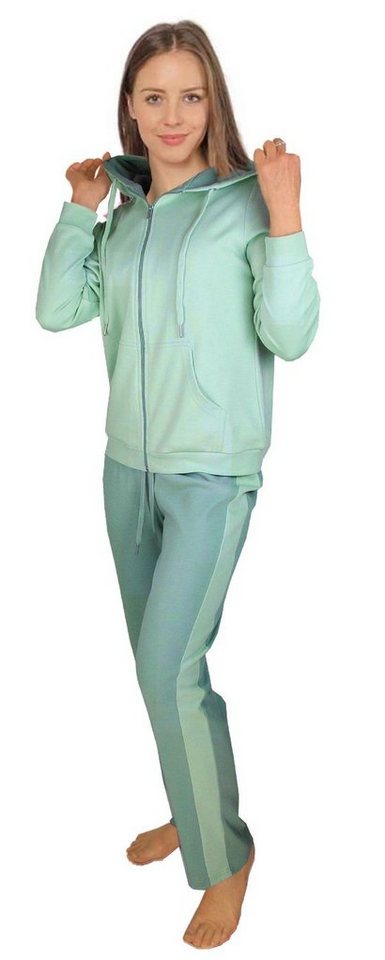 Consult-Tex Hausanzug Damen Hausanzug Homewear Suit DW100 (Spar-Set) Mit Reißverschluß von Consult-Tex