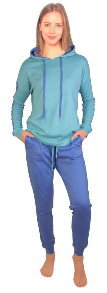 Consult-Tex Hausanzug Damen Hausanzug Homewear Suit DW200 (Spar-Set) Mit kontrastfarbigen Streifeneinsatz. von Consult-Tex