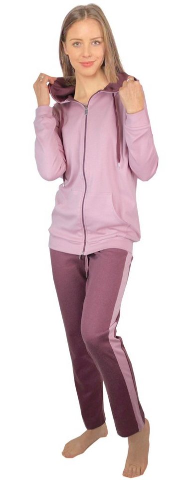 Consult-Tex Hausanzug Damen Hausanzug Homewear Suit DW770 (Spar-Set, 2 Stück) Freizeitanzug / Hausanzug mit Streifenmuster von Consult-Tex