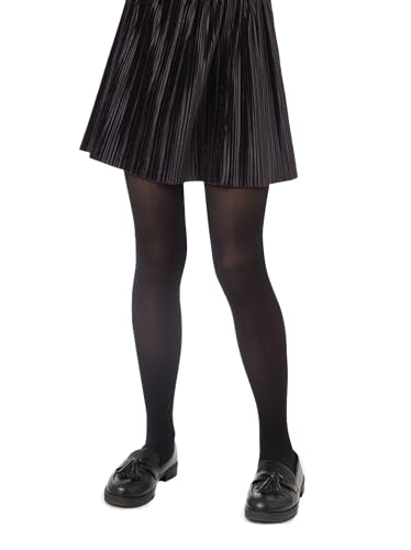 Conte elegant Velour Schicke Kinderstrumpfhose - Alltagsstrumpfhosen - Ballettstrumpfhosen - Ballett Strumpfhose Kinder - Tanzstrumpfhose für Mädchen - 60 DEN - 104-110 - Nero - 1 Stück von Conte elegant