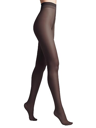 Conte elegant CE Prestige 20 DEN Feinstrumpfhose Damen – Nylonstrumpfhose Damen – Strumpfhosen für Damen – Strumpfhose Ohne Laufmaschen – Strumpfhose fürs Büro und jeden Tag – Р.5, Nero von Conte elegant