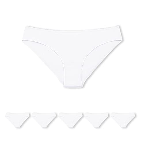 Conte elegant Damen Baumwoll-Slip 5er-Pack Höschen – Bikini Damen Unterhosen – Atmungsaktiv mit Gummiband – Dessous Damen Unterwäsche Frauen – Cotton Underwear Women LB 2001 Weiß 102 Conte elegant Damen Baumwoll-Slip 5er-Pack Höschen – Bikini Damen Unterhosen – Atmungsaktiv mit Gummiband – Dessous Damen Unterwäsche Frauen – Cotton Underwear Women LB 2001 Weiß 102 von Conte elegant