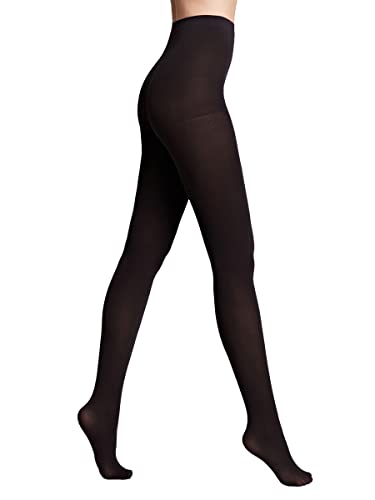 Conte elegant - Damenstrumpfhose - VELOUR - 100 DEN - Netzstrumpfhose aus Mikrofaser - Elastische - Damen - Tanzstrumpfhose - Glatt - Blickdicht - Verstärkte Zehen - Ballettstrumpfhose - für Tanzen von Conte elegant