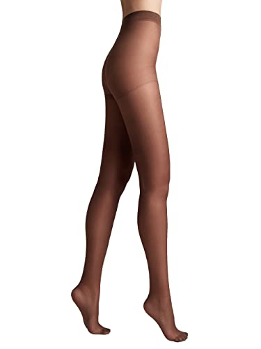 Conte elegant matte Damenstrumpfhose mit Seideneffekt - NUANCE 15 DEN - verstärkte Feinstrumpfhose Damen Strumpfhose extrem elastisch - Farbe Mocca Größe 3 von Conte elegant