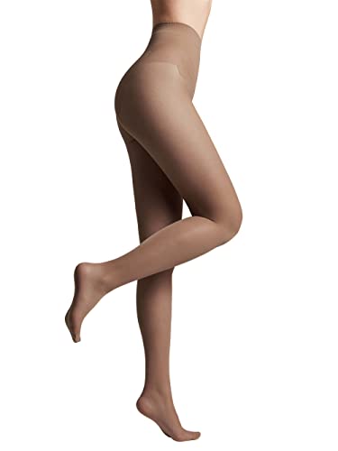 Conte elegant seidige Damenstrumpfhose mit verstärktem Höschen - BIKINI 20 DEN - Feinstrumpfhose Damen Strumpfhose extrem elastisch - Farbe Shade Größe 3 von Conte elegant