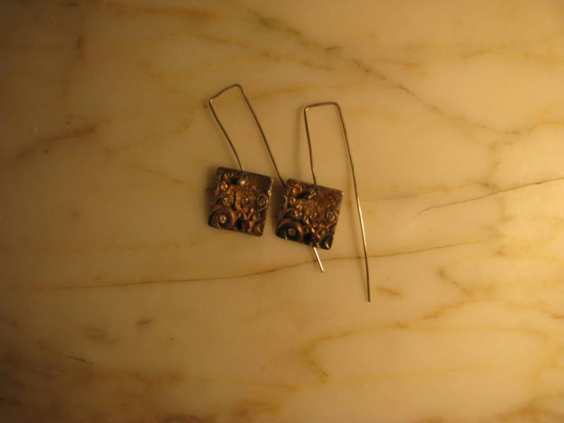 Feine Silber Ohrringe Feine Silber Ohrringe von ConteJewelryDesigns