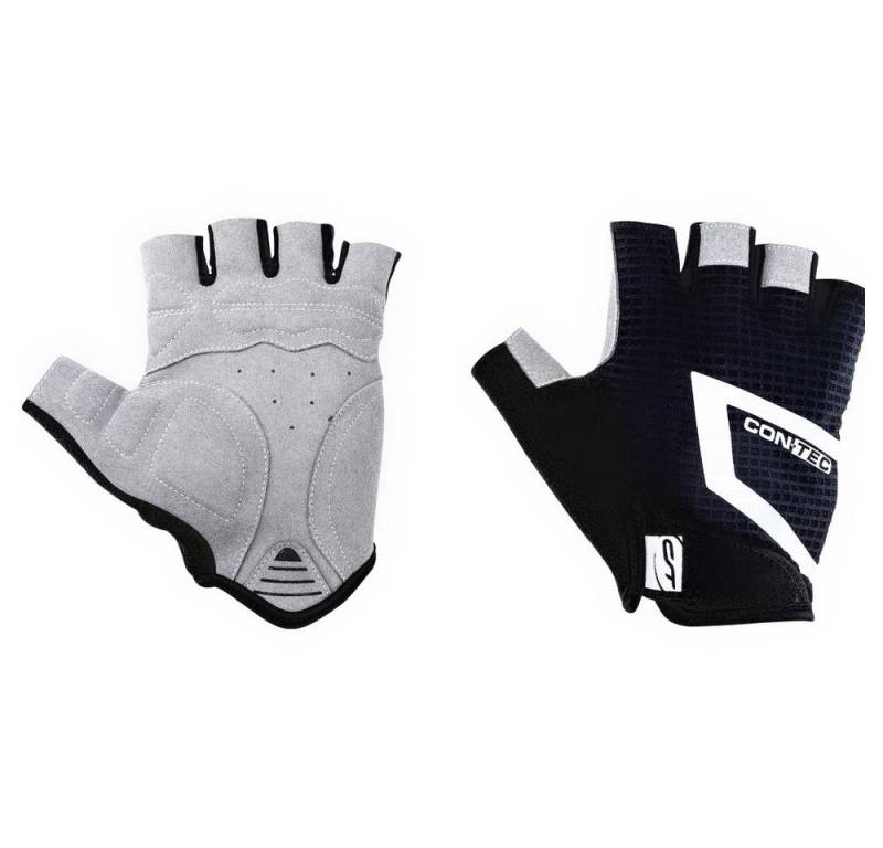 Contec Fahrradhandschuhe CONTEC Sommerhandschuh Crosso" Mod 24 XL 10 10 schwarz grau ca. 0,044  von Contec