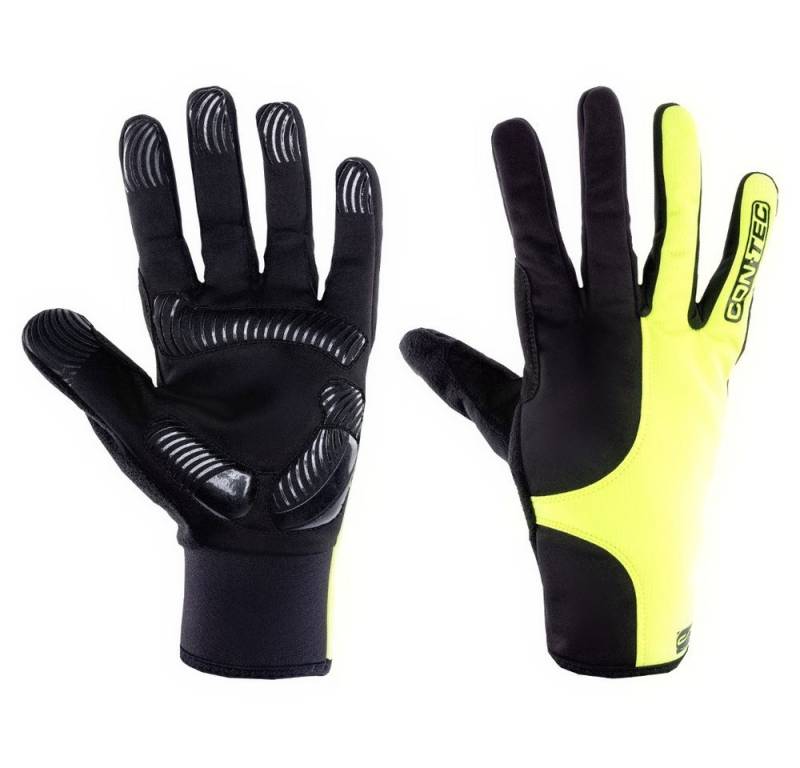 Contec Fahrradhandschuhe CONTEC Winterhandschuh Bleak Touch Safe R" L 9 schwarz gelb ca. 0,070  von Contec