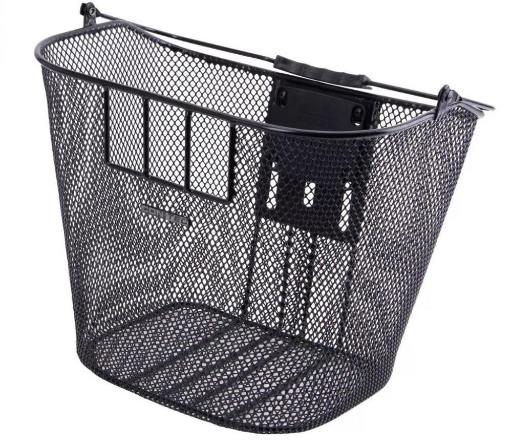 Contec Fahrradkorb Contec Fahrradkorb Espresso KF schwarz 25x34x28 cm von Contec