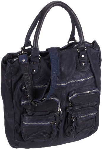 Contempo Cntmp 3230 Damen Henkeltaschen, Blau (blau), 32x35x10 cm (B x H x T) von Contempo