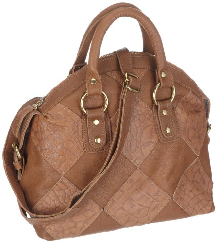 Contempo Cntmp 3268 Damen Henkeltaschen, Braun (Tabak), 27x23x13,5 cm (B x H x T) von Contempo