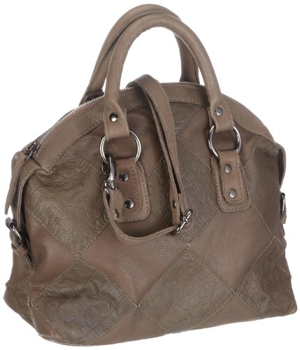 Contempo Cntmp 3268 Damen Henkeltaschen, Grau (Taupe), 27x23x13,5 cm (B x H x T) von Contempo