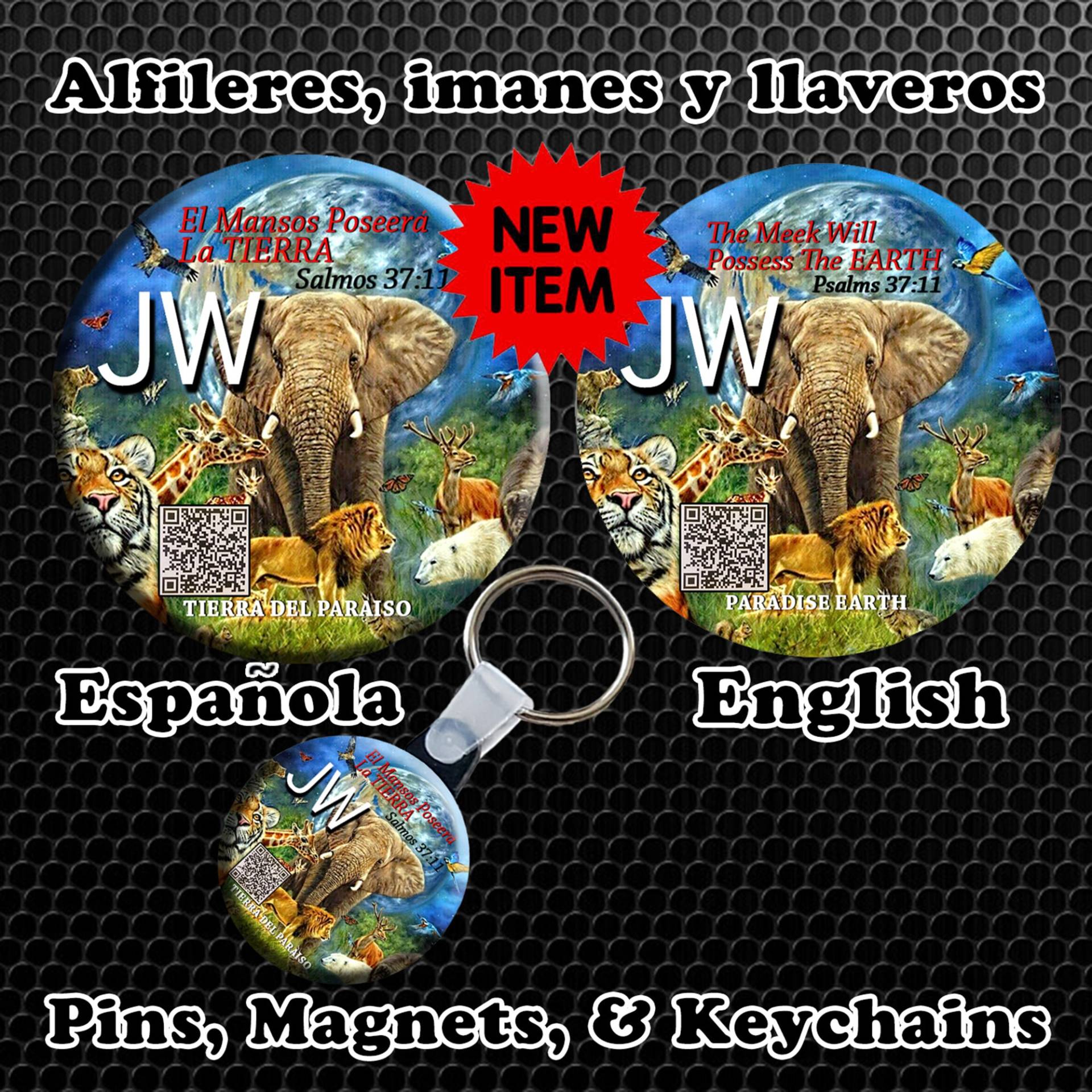 Jw Paradise Earth Buttons Und Schlüsselanhänger Jw Paradise Earth Buttons Und Schlüsselanhänger von ContemporaryPhotos