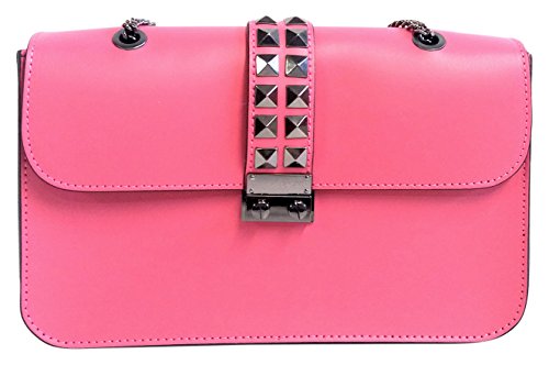 Contessa dal pozzo BEATRICE, Damen Umhängetaschen, Pink - Pink (Rosa Rosa) - Größe: 10x15x25 cm (W x H x L) von Contessa dal pozzo