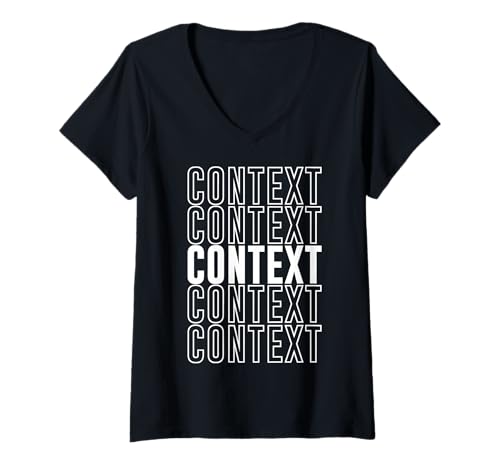 Damen Kontext T-Shirt mit V-Ausschnitt Damen Kontext T-Shirt mit V-Ausschnitt von Context Apparel