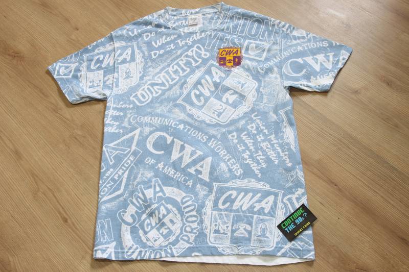 Vintage 90Er Jahre Cwa Kommunikation Arbeiter Von Amerika Gewerkschaft T Shirt Vintage 90Er Jahre Cwa Kommunikation Arbeiter Von Amerika Gewerkschaft T Shirt von ContinueThe90s