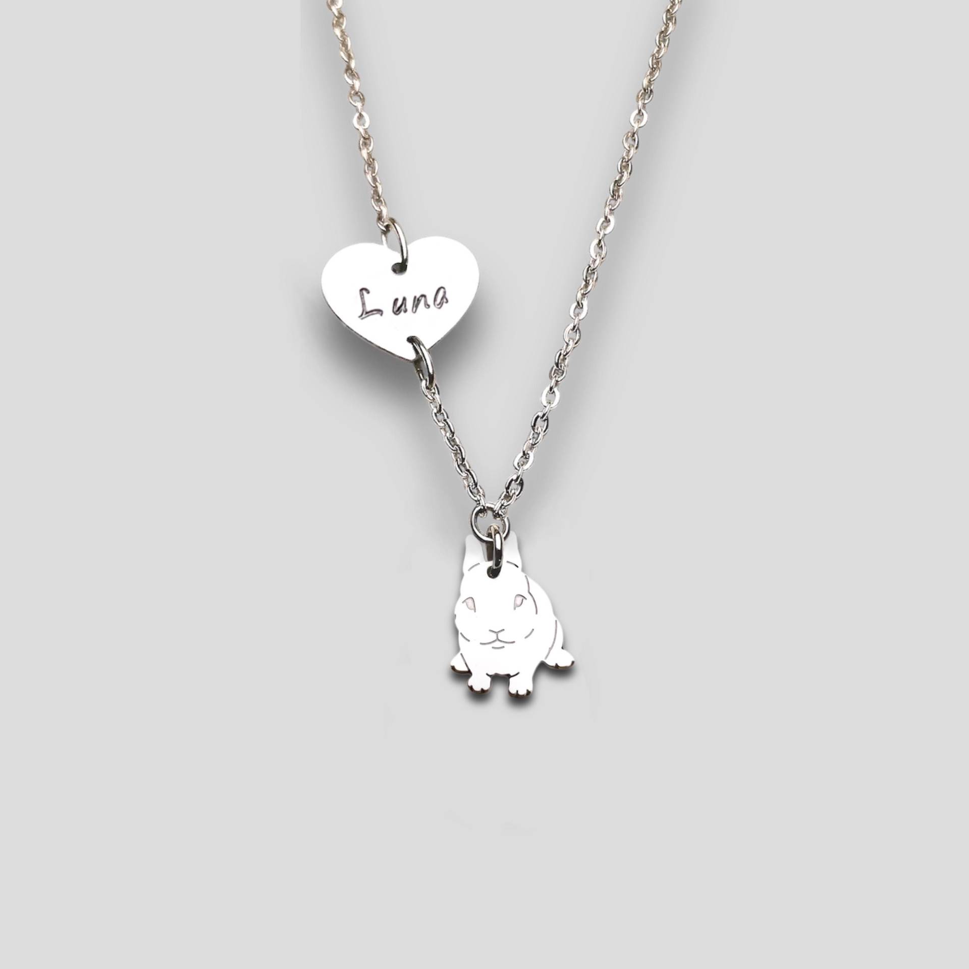 Kaninchen-Halskette/Hasen-Halskette Kaninchen-Liebhaber-Halskette Personalisiertes Kaninchen Haustier-Andenken Kaninchen-Halskette/Hasen-Halskette Kaninchen-Liebhaber-Halskette Personalisiertes Kaninchen Haustier-Andenken von ContrariaBijoux