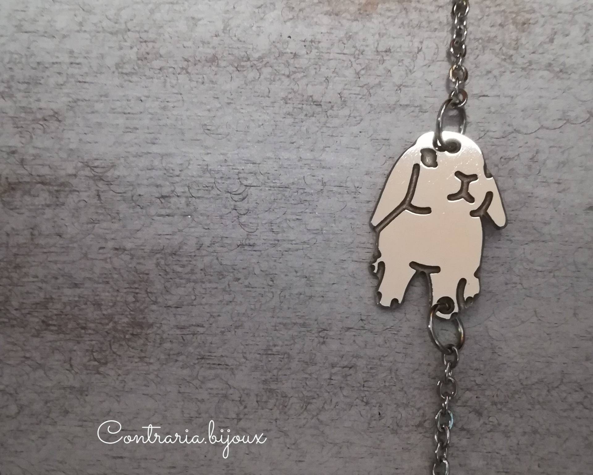 Widder-Hasen-Armband, Kettenarmband Mit Hasenmotiv von ContrariaBijoux