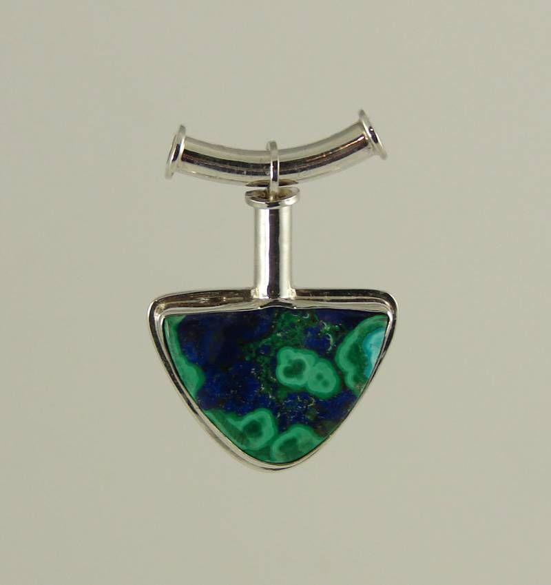 Azurit Malachit Sterling Schieber von ContraryMaryJewelry