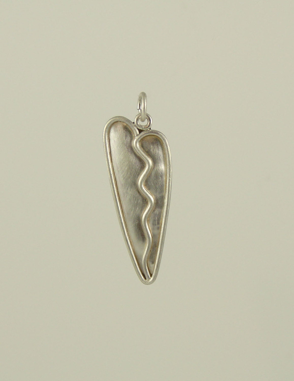 sterling Herz Anhänger/Charm sterling Herz Anhänger/Charm von ContraryMaryJewelry