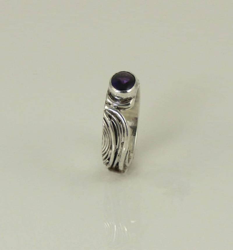 sterling Silberring Mit Trauben Amethyst sterling Silberring Mit Trauben Amethyst von ContraryMaryJewelry