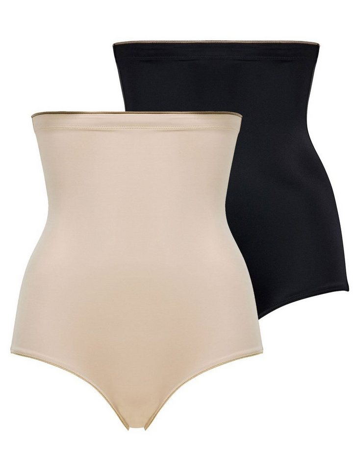 Conturelle Miederhose 2er Pack Damen Maxislip Soft Touch (Spar-Set, 2-St) Silikonband von Conturelle