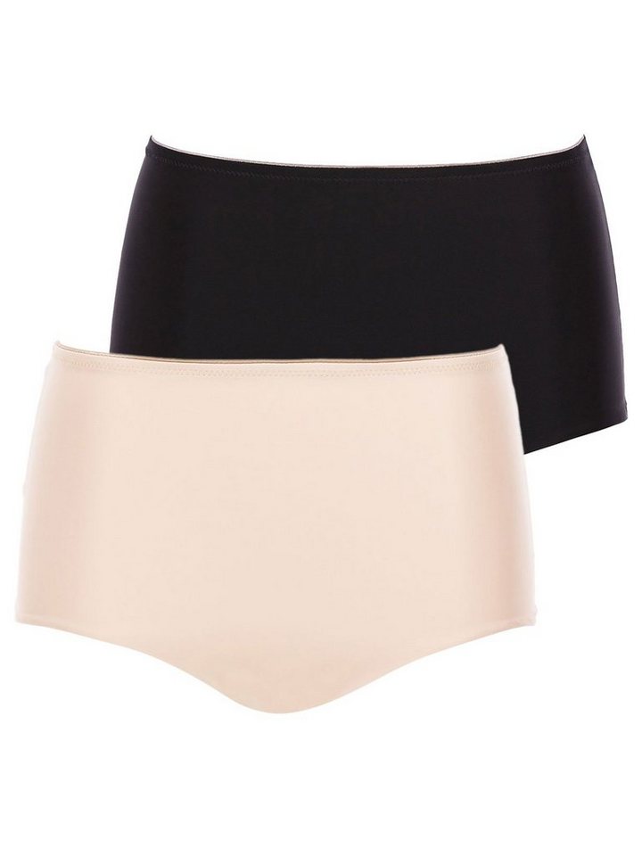 Conturelle Slip 2er Pack Damen Taillenslip Pure Feeling (Spar-Set, 2-St) verstärkte Bauchpartie von Conturelle