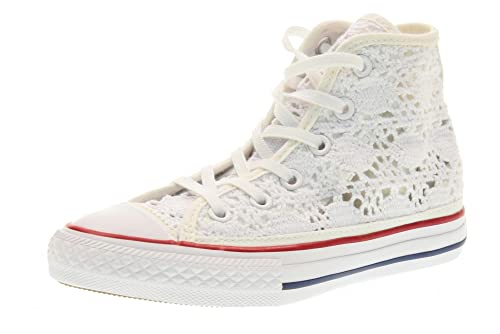 CONVERSE Baby-Turnschuhe hohe 356872C CTAS HALLO WEISS Größe 28 Weiß von Converse