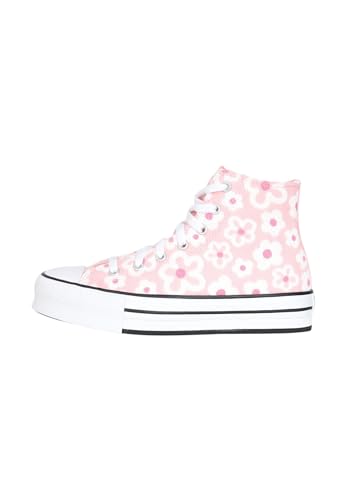 converse Chuck Taylor All Star Eva Lift Sneaker Madchen Rosa/Weiss - 37 1/2 - Sneaker High Shoes von converse
